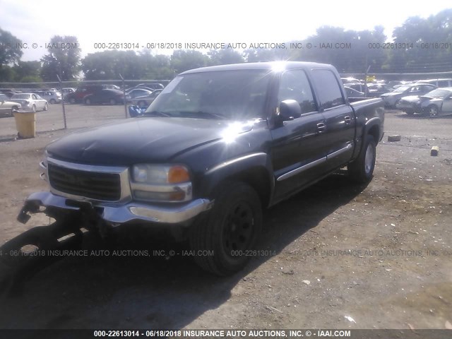 2GTEK13TX61176188 - 2006 GMC NEW SIERRA K1500 BLACK photo 2