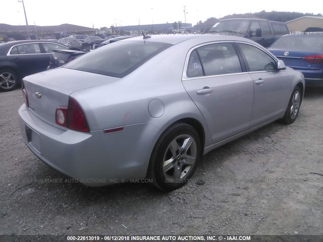 1G1ZC5EB0AF115615 - 2010 CHEVROLET MALIBU 1LT 灰色 照片 4