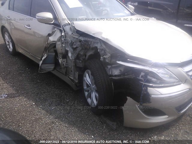 KMHGC4DD8CU178791 - 2012 HYUNDAI GENESIS 3.8L GOLD photo 6