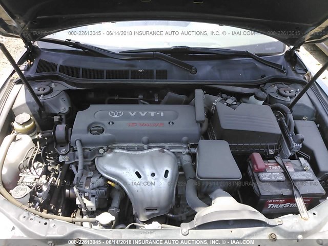 JTNBE46K073080785 - 2007 TOYOTA CAMRY NEW GENERAT CE/LE/XLE/SE GREEN photo 10