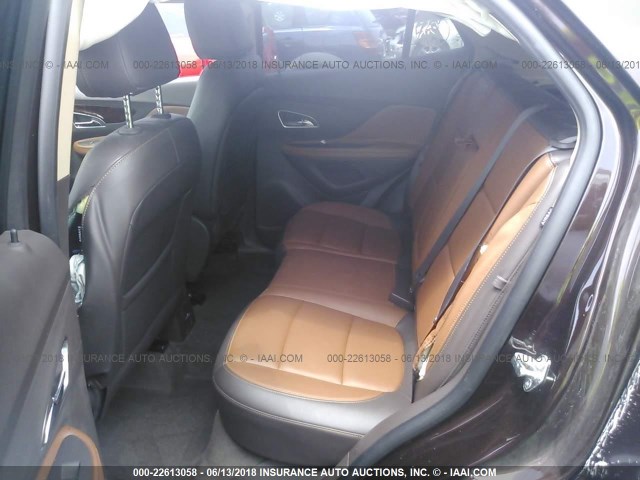 KL4CJGSB0DB163107 - 2013 BUICK ENCORE MAROON photo 8