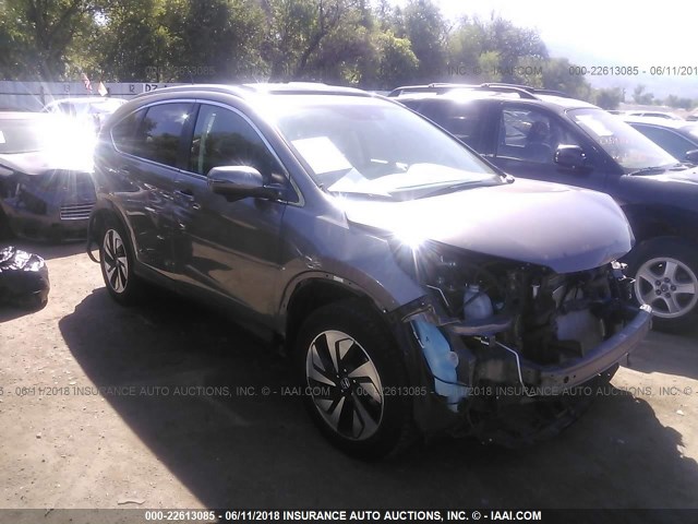 5J6RM4H97FL103407 - 2015 HONDA CR-V TOURING BROWN photo 1