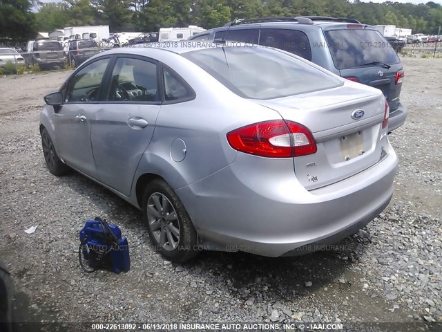 3FADP4CJ2BM186610 - 2011 FORD FIESTA SEL GRAY photo 3