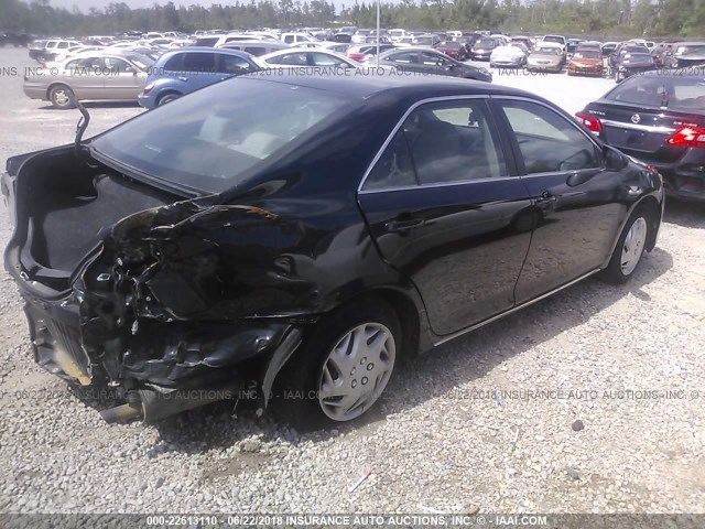 4T1BF1FK5CU030464 - 2012 TOYOTA CAMRY SE/LE/XLE 黑色 照片 4