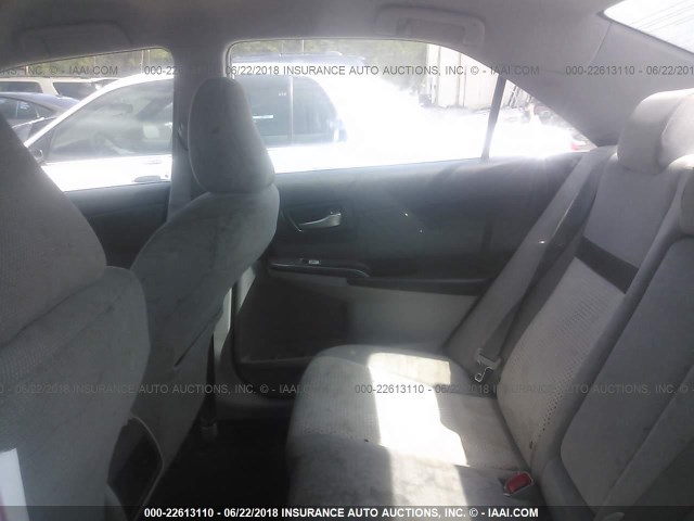 4T1BF1FK5CU030464 - 2012 TOYOTA CAMRY SE/LE/XLE 黑色 照片 8