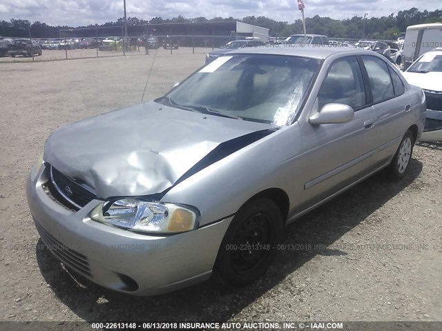 3N1CB51DX1L511275 - 2001 NISSAN SENTRA XE/GXE TAN photo 2