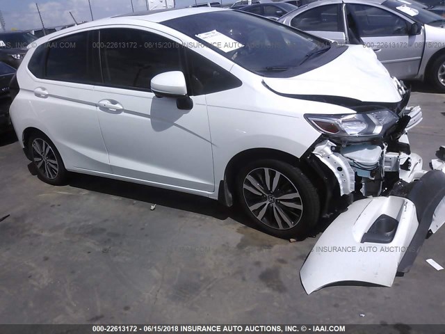 JHMGK5H76GS002243 - 2016 HONDA FIT EX/EXL WHITE photo 1