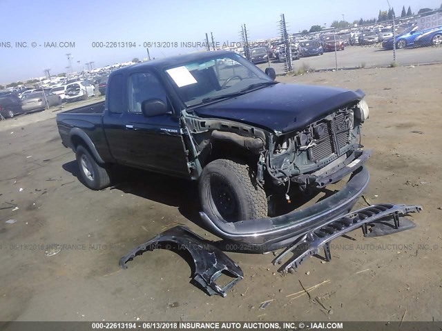 5TESN92NX1Z778265 - 2001 TOYOTA TACOMA XTRACAB PRERUNNER მწვანე ფოტო 1