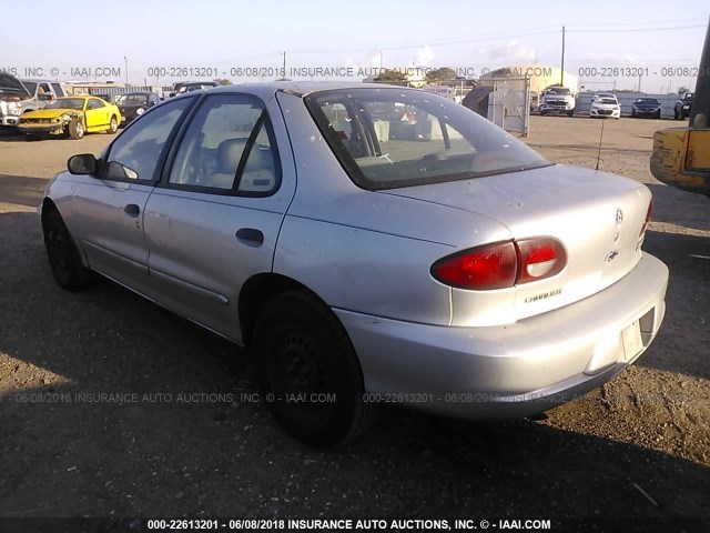 1G1JC524017356510 - 2001 CHEVROLET CAVALIER CNG SILVER photo 3