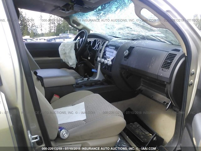 5TFRV54137X014579 - 2007 TOYOTA TUNDRA DOUBLE CAB SR5 BROWN photo 5