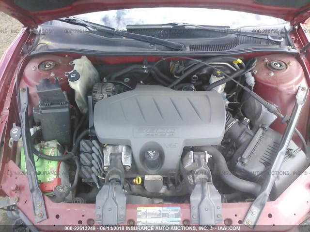 2G2WP552971123666 - 2007 PONTIAC GRAND PRIX RED photo 10