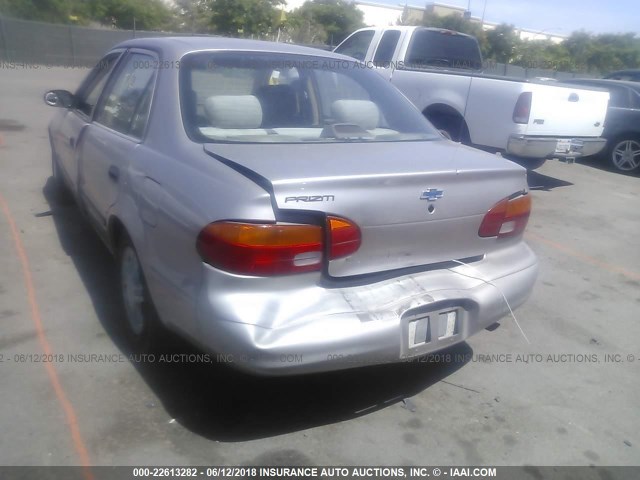 1Y1SK5486XZ444257 - 1999 CHEVROLET GEO PRIZM LSI SILVER photo 6