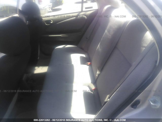 1Y1SK5486XZ444257 - 1999 CHEVROLET GEO PRIZM LSI SILVER photo 8