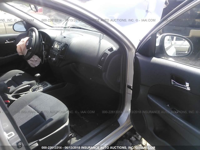 KMHDC8AE2AU077492 - 2010 HYUNDAI ELANTRA TOURING GLS/SE SILVER photo 5