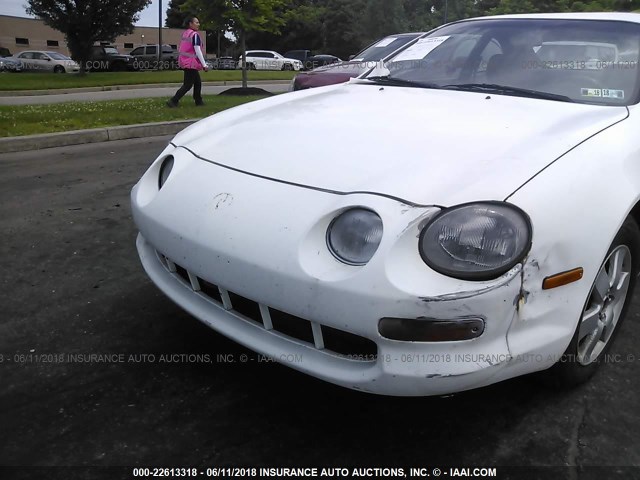 JT2AT00N5S0040237 - 1995 TOYOTA CELICA ST WHITE photo 6