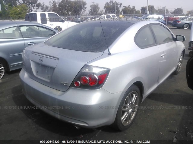 JTKDE3B7XA0316465 - 2010 TOYOTA SCION TC 银色 照片 4