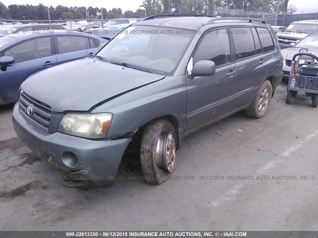 JTEGP21A550069234 - 2005 TOYOTA HIGHLANDER LIMITED GRAY photo 2