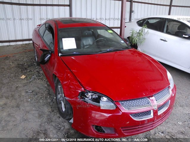 4B3AG52H14E152510 - 2004 DODGE STRATUS R/T RED photo 6