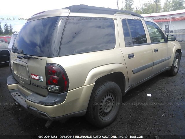 1GNET16S446200093 - 2004 CHEVROLET TRAILBLAZER EXT LS/EXT LT GOLD photo 4