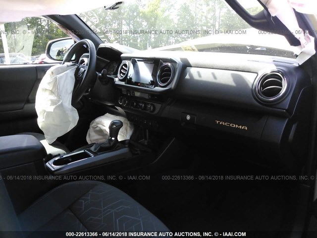 3TMDZ5BN7HM022230 - 2017 TOYOTA TACOMA DBL CAB/SR5/TRD SPORT/OR TAN photo 5