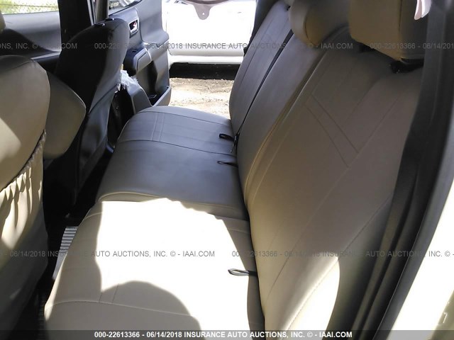 3TMDZ5BN7HM022230 - 2017 TOYOTA TACOMA DBL CAB/SR5/TRD SPORT/OR TAN photo 8