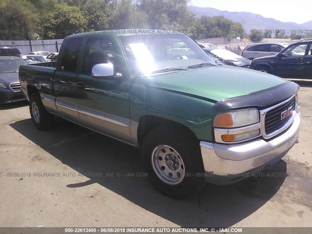 2GTEK19T3Y1325549 - 2000 GMC NEW SIERRA K1500 GREEN photo 1