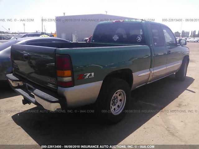 2GTEK19T3Y1325549 - 2000 GMC NEW SIERRA K1500 GREEN photo 4