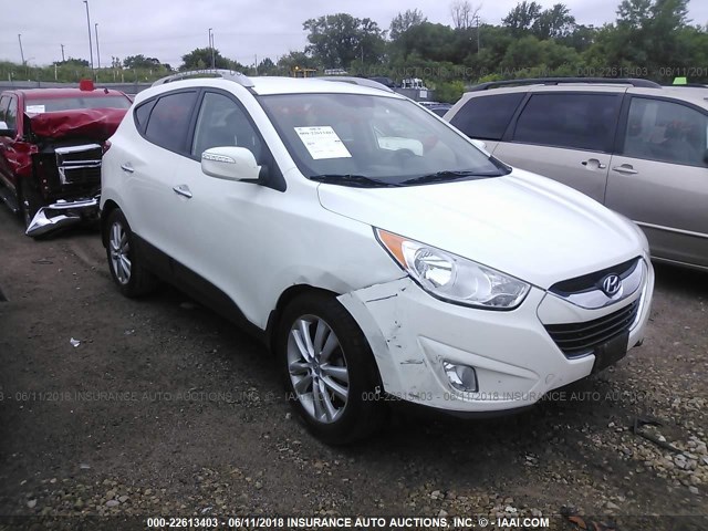 KM8JU3AC7BU172021 - 2011 HYUNDAI TUCSON GLS/LIMITED WHITE photo 1