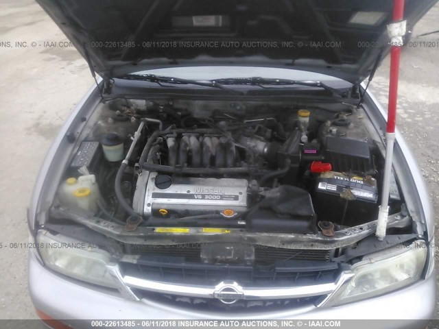 JN1CA21D4XT817071 - 1999 NISSAN MAXIMA GLE/GXE/SE GRAY photo 10