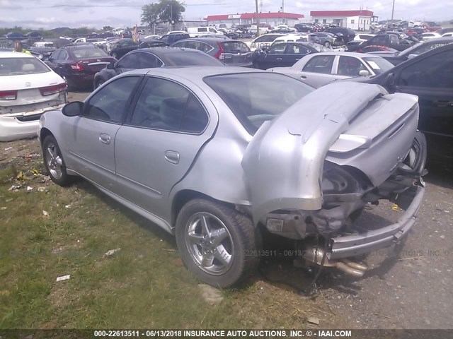 1G2NF52E54M702912 - 2004 PONTIAC GRAND AM SE1 SILVER photo 3