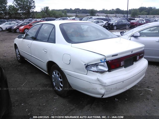 2G4WS52J531150536 - 2003 BUICK CENTURY CUSTOM WHITE photo 3