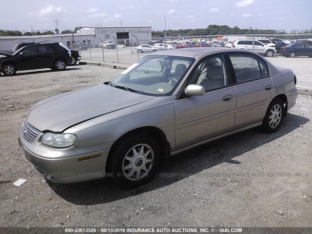 1G1NE52M4X6133283 - 1999 CHEVROLET MALIBU LS GOLD photo 2