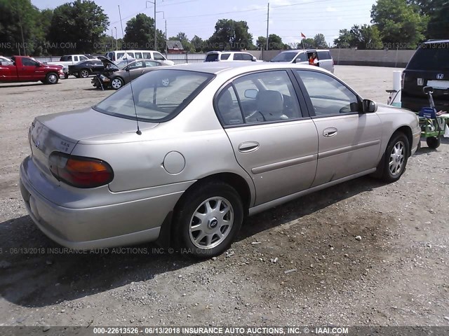 1G1NE52M4X6133283 - 1999 CHEVROLET MALIBU LS GOLD photo 4