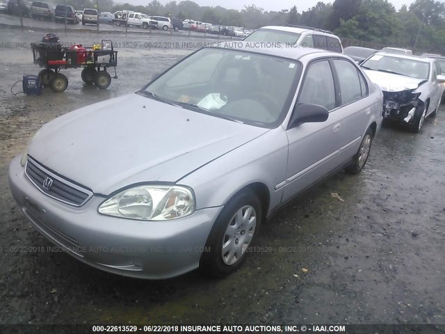 2HGEJ661XYH539269 - 2000 HONDA CIVIC SE SILVER photo 2