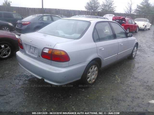 2HGEJ661XYH539269 - 2000 HONDA CIVIC SE SILVER photo 4