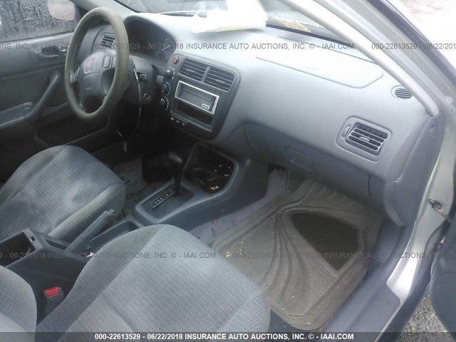 2HGEJ661XYH539269 - 2000 HONDA CIVIC SE SILVER photo 5