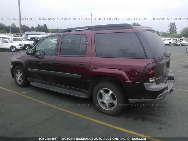 1GNET16S546212057 - 2004 CHEVROLET TRAILBLAZER EXT LS/EXT LT MAROON photo 3