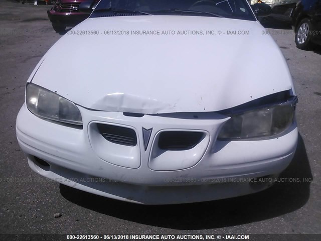 1G2NW52M8WC752252 - 1998 PONTIAC GRAND AM GT WHITE photo 6