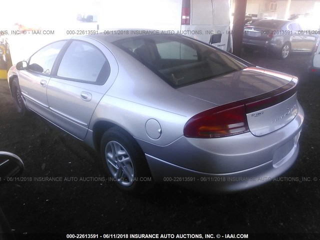 2B3HD46R5YH295707 - 2000 DODGE INTREPID SILVER photo 3