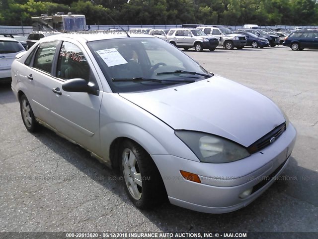 1FAFP38353W114136 - 2003 FORD FOCUS ZTS SILVER photo 1