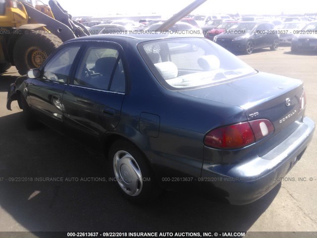 1NXBR18E9WZ108764 - 1998 TOYOTA COROLLA VE/CE/LE Dark Blue photo 3