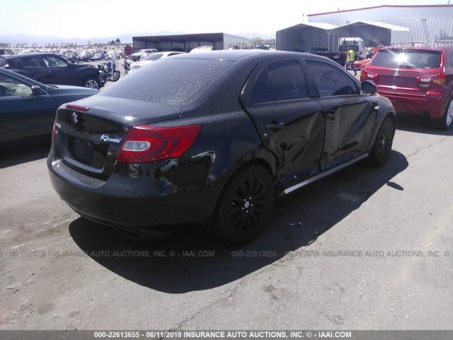 JS2RF9A35A6101008 - 2010 SUZUKI KIZASHI SE BLACK photo 4