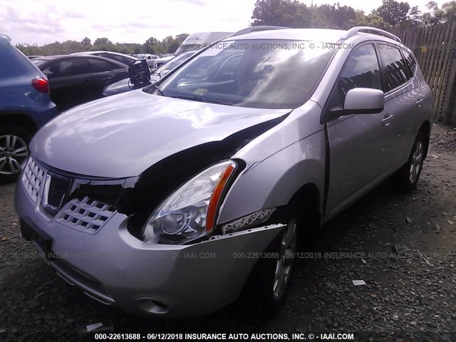 JN8AS58V49W431435 - 2009 NISSAN ROGUE S/SL SILVER photo 2