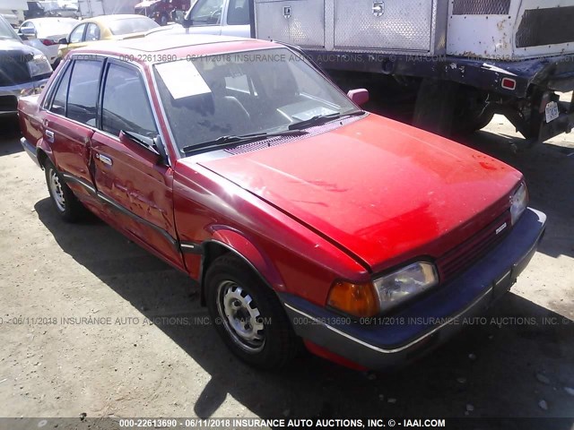 JM1BF2224K0361929 - 1989 MAZDA 323 RED photo 1