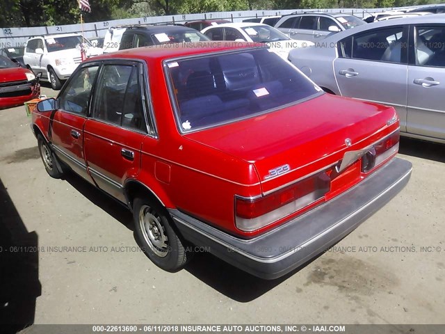 JM1BF2224K0361929 - 1989 MAZDA 323 RED photo 3