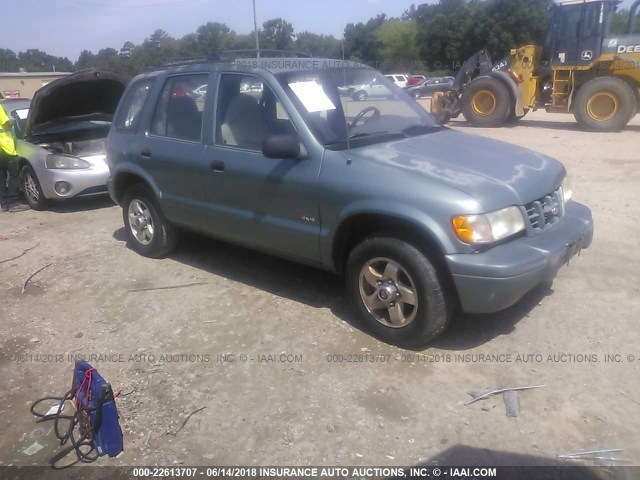 KNDJA7236Y5685198 - 2000 KIA SPORTAGE Light Blue photo 1