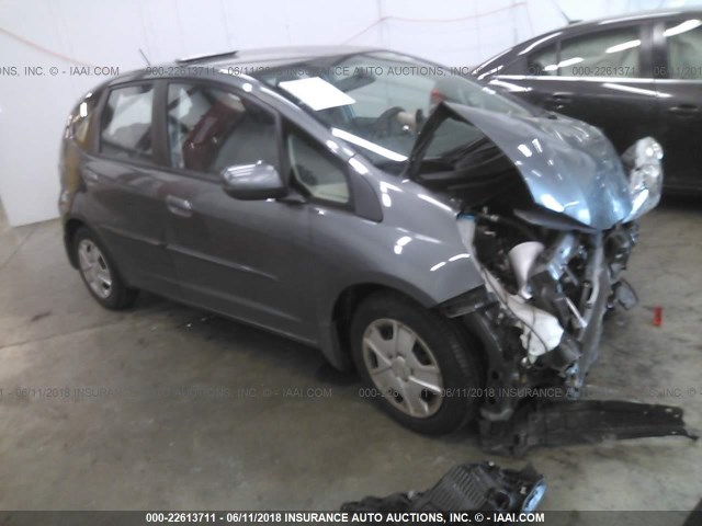 JHMGE8H39DC067728 - 2013 HONDA FIT GRAY photo 1