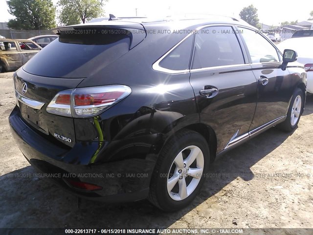 2T2BK1BA8DC184304 - 2013 LEXUS RX 350/BASE/F SPORT BLACK photo 4