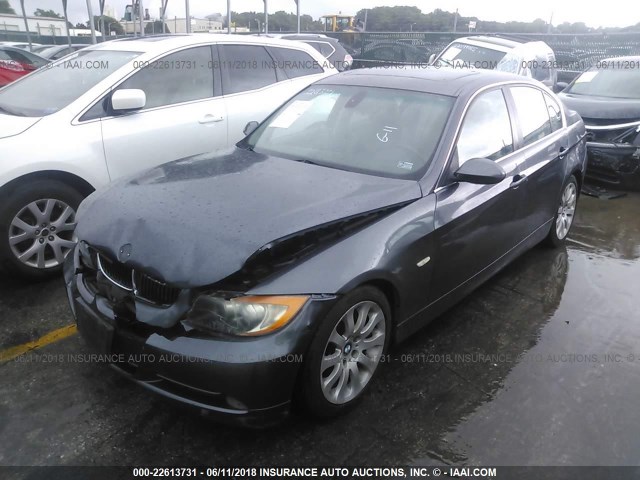 WBAVB33566KS32475 - 2006 BMW 330 I GRAY photo 2