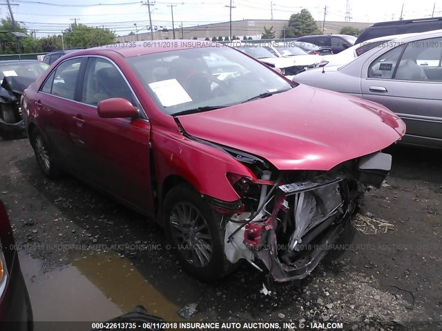 4T1BE46K97U020143 - 2007 TOYOTA CAMRY NEW GENERAT CE/LE/XLE/SE RED photo 1